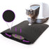 Cat Litter Mat - Double Layer Waterproof Urine Trapper, Non-Slip, Black
